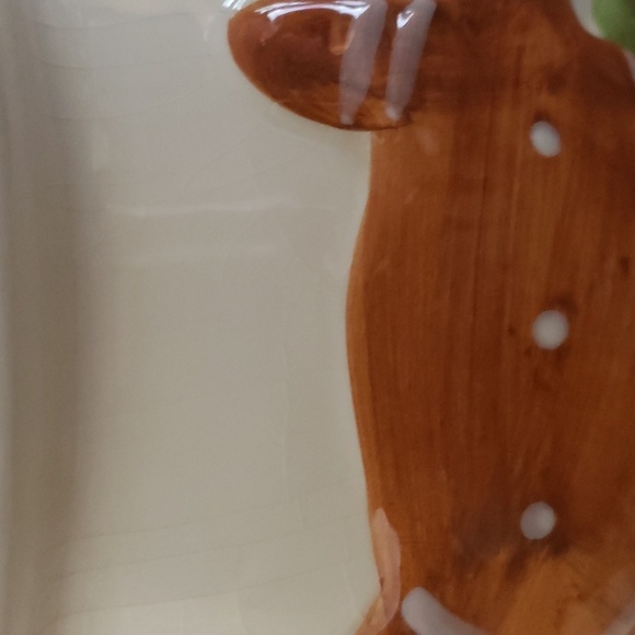 BATH & BODY WORKS 1997 VINTAGE HOLIDAY GINGERBREAD/ANGEL COOKIE JAR - Picture 2 of 10